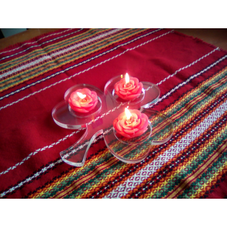 Suport lumanari trifoi